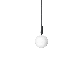 Miira 1 Large – Corp de iluminat suspendat Rock grey / Opal