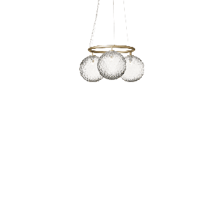 Miira 3 Circular- Brass/ Optic Clear