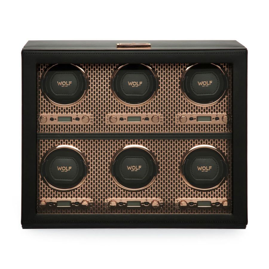 image for Dispozitiv de întors ceasuri cu 6 module Axis, Copper