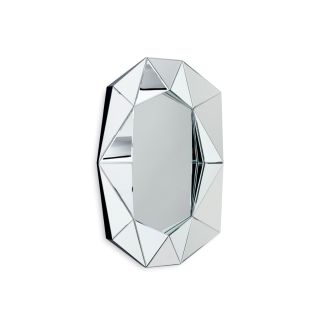 Diamond Large Decorative Mirror – Silver