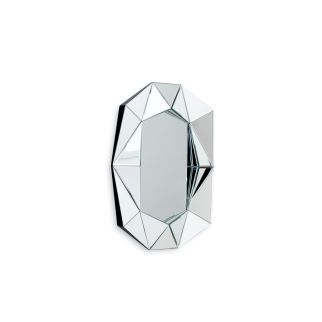 Diamond Small Decorative Mirror – Silver